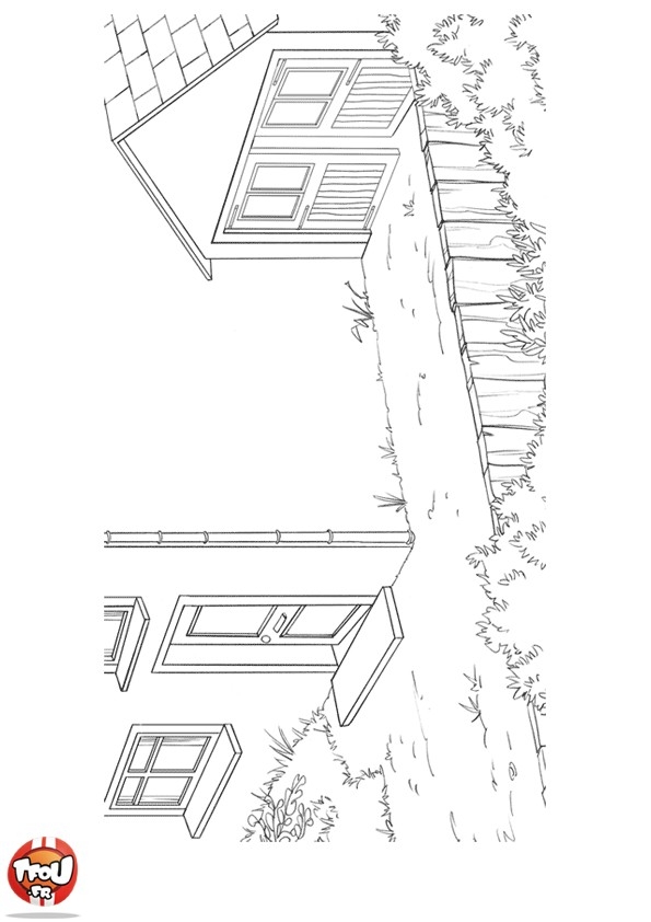 Domy i mieszkania kolorowanki